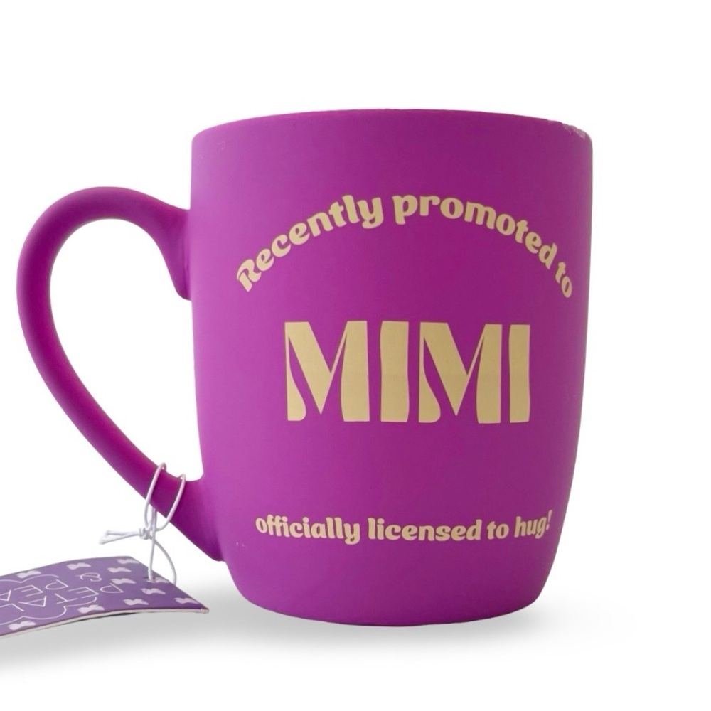 Petal & Pearl )Recently Promoted to MIMI Officially Licensed to Hug) Mug NWT